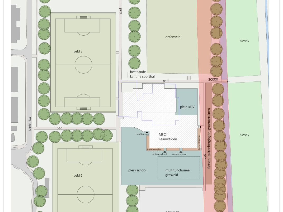 Globale plattegrond terrein