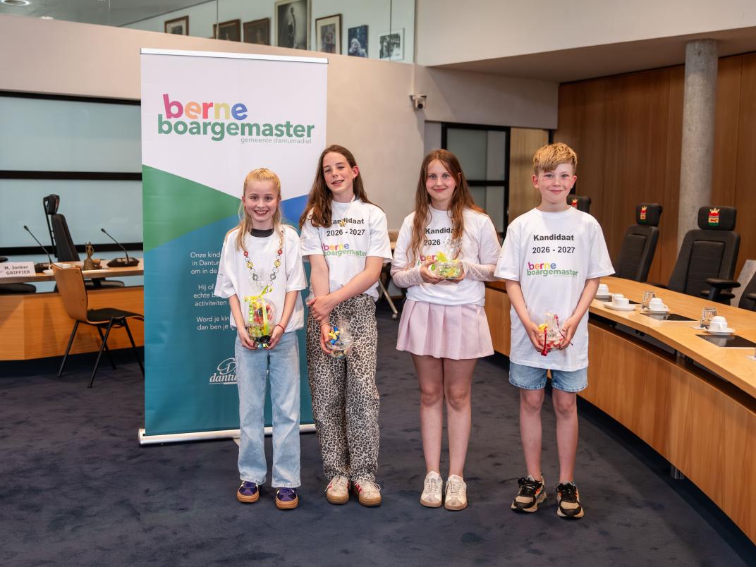 De finale kandidaten van de kinderburgemeester verkiezing 2026